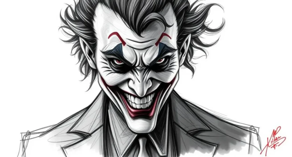 sketch the joker