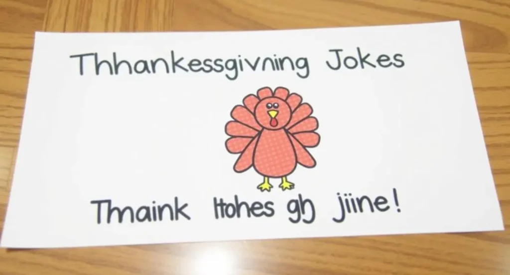 thanksgiving jokes for kindergarten