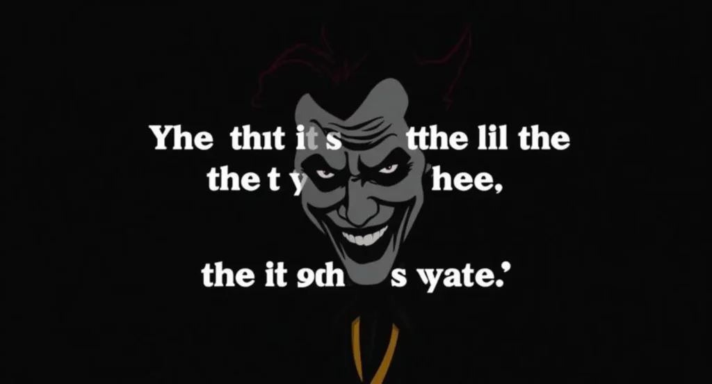the joker sayings