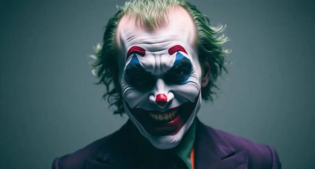 the joker without makeup