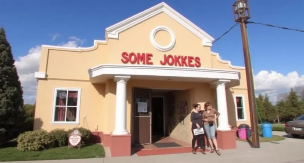 they're known to open with some jokes